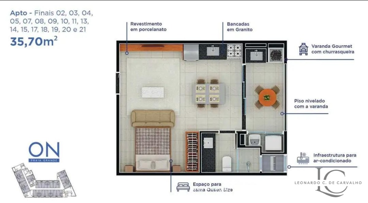 Apartamento, 1 quarto, 15 m² - Foto 7